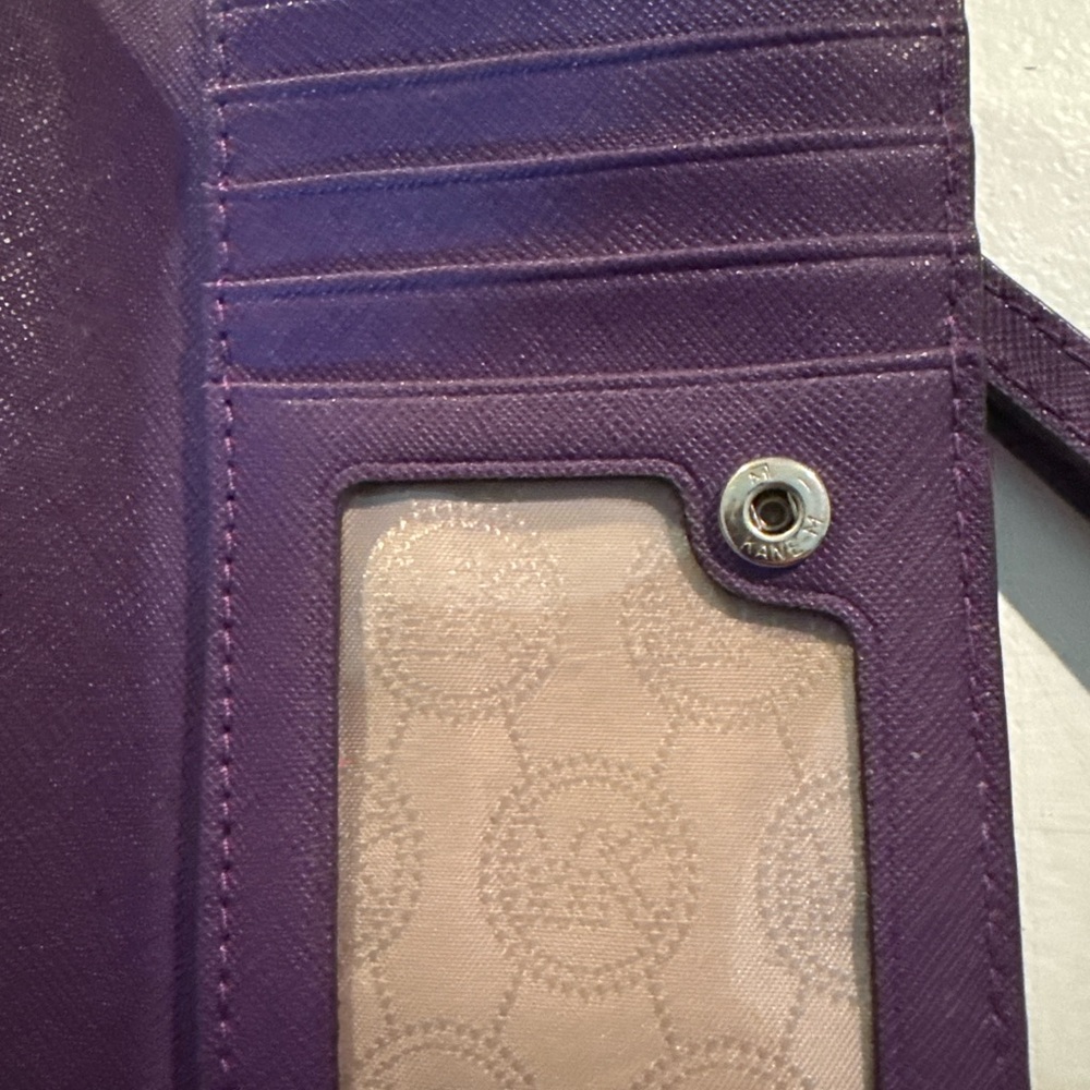Michael Kors Violet Zip Wallet - Picture 6 of 8